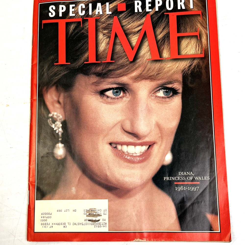 Time Magazine Princess Diana Sept 8 1997 Royal Family Ephemera Advertising 90's